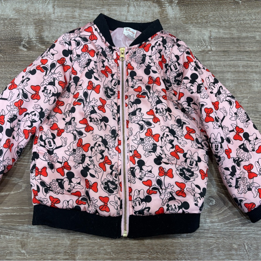 Disney Minnie Mouse Girls Bomber Jacket